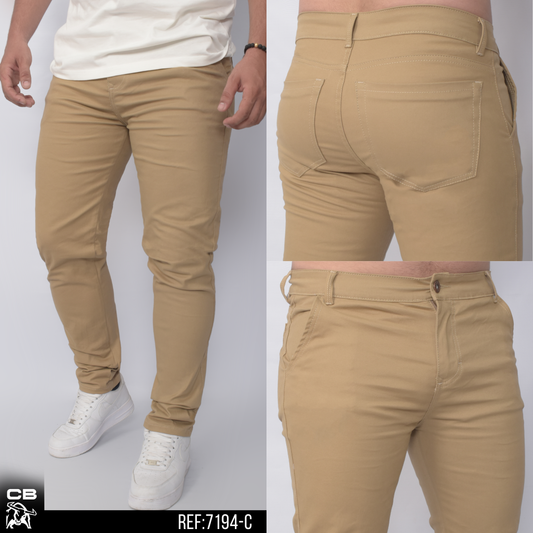 JEAN DRILL CAQUI CLASICO REF 7194-C